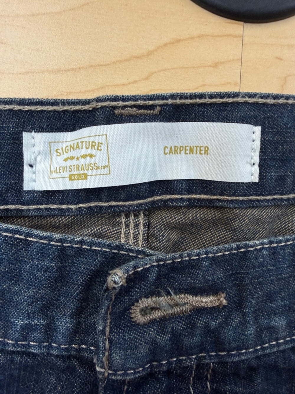 Levi's Carpenter Jeans - Dark Blue Denim